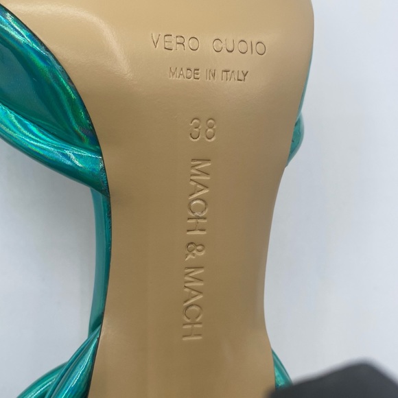 Mach & Mach - Bow Ankle Strappy Heel - Authentic - New w/o Box - Picture 12 of 14